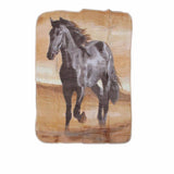 Soft 3D Animal Print Faux Mink Blanket Single Desert Horse V442-YTL-BLANKET-3DDESERTHORSE-MULTI-SB
