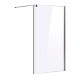 1200 x 2000mm Frameless 10mm Safety Glass Shower Screen V63-829751