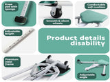 Everfit Leg Stretcher Machine Foldable 180 degree Adjustable Split Machine Green FIT-M-LEG-GN