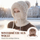 2026 New 3 in 1 Beanie Hat for Women, Upgrade Winter Balaclava Fall Winter Warm Knitted Hat Knitted V1258-DP02-C-2477