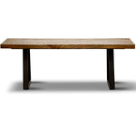 Begonia Coffee Table 130cm Live Edge Solid Mango Wood Unique Furniture - Natural V315-UL-001