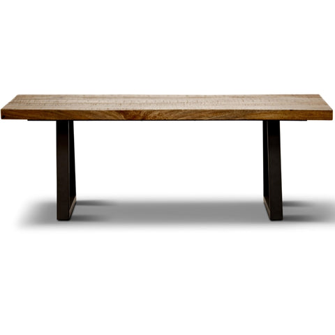 Begonia Coffee Table 130cm Live Edge Solid Mango Wood Unique Furniture - Natural V315-UL-001