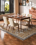 VEVOR Large Area Rug 2286 x 2896 mm Anti-Skid Floor Mat Vintage Brown Green V952-JXDDT7595FTFU6UQD001V0