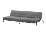 Artiss Sofa Bed, 1.9m 3-Seater Soft Innerspring Adjustable Couch Futon Chair for Apartment Dorm SBED-SPR-VEL8173-GY