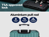 Wanderlite 28-inch Luggage Set with TSA LockABS Hard Shell Travel Suitcase Organiser Luggage Case LUG-ABS-DM-28-AR