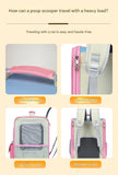 Breathable Pet Carrier Backpack - Large Capacity, Multiple Windows, Oxford Cloth V888-ELOSUNG35416