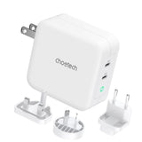 CHOETECH PD6008 GAN Dual Type-C 100w Travel Charger V28-ELECHOPD6008
