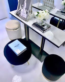 Interior Ave - Pandora Stone Marble Console - Marble & Black V355-IA-CO1-MB