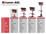 Baumr-AG 420W Drill Press Pedestal Benchtop Stand Pillar Variable Speed V219-DRLDPRBMRBD13
