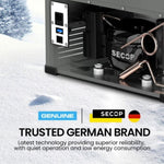 GECKO 75L Dual Zone Portable Fridge / Freezer, SECOP German Brand Compressor, for Camping, Car, V219-CMPFRGGKD7MA