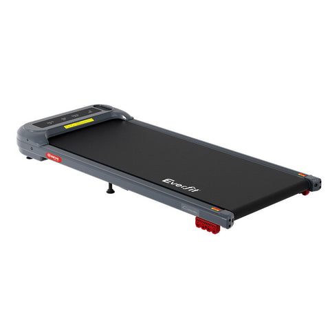Everfit Treadmill Electric Walking Pad with Incline Under Desk Home Gym Grey TMILL-400-INC-GR