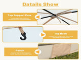 Pop Up Screen House Tent 3x3m, 6-8 Person 220cm Tall Mosquito Net Tent,Spacious 3.8m dome fits 6-8 V1337-TN-1WJN-W0M5