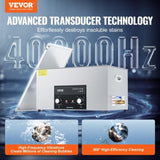 VEVOR 22L Ultrasonic Cleaner with Heater Timer & Basket Digital Sonic Machine V952-XNKZCSBQXJ22MP5KUV3
