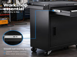 Giantz Tool Chest Trolley Cabinet Rolling Toolbox Garage Storage Tools organizer TB-1DR-DOOR-BK