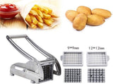 French Fry Cutter - Potato Cutter - Vegetable Cutter - 2 Inserts - Non-Slip Rubber Base - Dishwasher V1188-MS101-01220-1