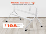 Rolling TV, Mobile TV Cart for 35-100 Inch LED/LCD/OLED Flat/Curved TVs, Portable Monitor V952-TYSDLDDSJZJZXEGLK001V0