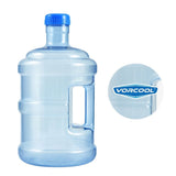 Mineral Water Bottle Plastic Jug Blue Reusable Portable Water Storage Tub for Camping V1366-AZ2-W-17176