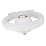 Ceiling Fan Light 360 Degree Rotate Dimmable E27 Adjustable LED Lamp 5 Blade 48W with Remote Control V1294-YM0706-3119230096611
