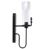 Black Wall Sconce Light Modern Indoor Wall Light Fixture with Clear Glass Shade for Dining Room V1294-YM0901-3119250022711