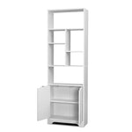 Artiss Bookshelf with Cabinet - GINA White FURNI-E-MORE-03-WH-AB