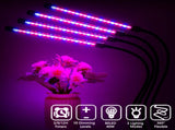 Plant Grow Light Indoor,4 Head LED Growing Lamp for Indoor Plants, 80W Full Spectrum Plant Lights V1370-AZ4-06039