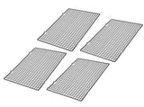 4PCS Barbecue Cooling Rack Stainless Steel Cooling Grid Tray Cake Cookies Baking Rack for Kitchen V1294-YM0718-3113210312511