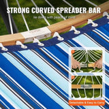 Two Person Hammock with Stand Included, Double Hammock with Curved Spreader Bar and Detachable V952-HFDCLBSTWTXHK0YP9V0
