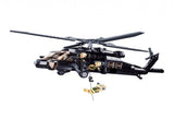 Sluban B1012 Model Kit UH60 Black Hawk Medical Rescue Helicopter US Army MEDEVAC Air Force Mili SLB1012