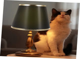 Fabric Lampshade Desk Black Mini Accessories Side Table Lampshade Drum Lamp Shades for Table Lamps V1192-AZ-W-10720