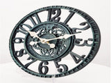 12-Inch Waterproof Outdoor Wall Clock, Analog Style, Sturdy Polyresin Construction, Fits with V1366-AZ2-W-04537