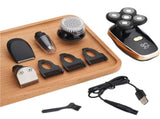 Black 5-in-1 Head Shaver & Grooming Kit - USB Charge V888-ELOSUNG39077