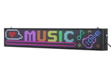 Programmable LED Sign, P10 Full Color Flexible Digital Scrolling Panel, DIY Custom Text Pattern GIF V952-YPGDGGP40X8YXTP44001V3
