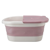 Foot Soaking Tub Foldable Foot Bath Foot Tub Bucket for Children Foot Bath Plastic Wash Bathtub Pink V1294-YM3117220226211-0421