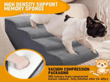 Non-Slip 4 Tiers Dog Ramp/Step/Stair Foam Dog Steps for High Beds or Couches V985-4TIERSDOGRAMP