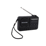 Emergency Radio Bluetooth Speaker Bluetooth 5.4 USB Portable FM Radio for Indoor Outdoor Travel V1294-YM0901-3115250071812