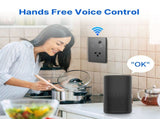 2.4GHz WiFi Wall Touch Light Switch with Type-C USB Power Outlet Neutral Wire Required 1 Way Control V1294-YM0901-HS7880BUS-1