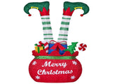 Christabelle Elf in Gift Sack Christmas Display Warm White LED Lights 86cm Decoration Yard Lawn 112_MHA611