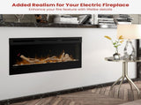 Dimplex 34-inch Linear Fireplace Driftwood and River Rock Accessory Package LF34DWS-KIT
