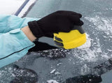 Yellow Rechargeable Electric Ice Scraper - Handheld Windshield Defroster V888-ELOSUNG16201