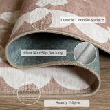 Floral Non Slip Door Mat, 90 x 150 cm V1237-ZY-908-066