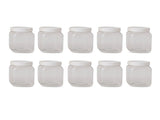 10x 250g Plastic Honey Jars Lids - Square Clear Food Grade Packaging Containers V238-SUPDZ-32706696183888