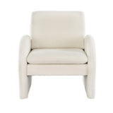 Artiss Armchair Accent Chair Lounge Tub Sofa Couch Curved Arm Seat Boucle White UPHO-E-ARM-02-TED-WH
