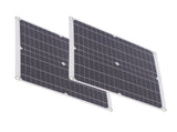 2Pcs 25W Solar Powered Panel 20V 40A Solar Charge Controller Photovoltaic System Set for Boat Car V1294-YM0901-3114210080511