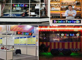 36"x 8" LED Sign,Programmable LED Sign,Flexible Scrolling LED Message Display,Bluetooth APP,DIY V1107-CS-FNECN34