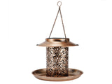 Solar Bird Feeder Solar Powered Garden Light Portable Hanging Hollow Out Courtyard Lamp V1294-YM0901-3111200239311