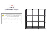 Storage Organizer, 9 Cubes, Wardrobe Closet Storage Shelves V510-MFR106