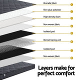 16cm Mattress Giselle Bonnell Spring King MATTRESS-B-BN16-K