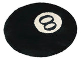 Living Room Flocked Carpet Anti Slip Sofa Table Floor Mat Dirt Resistant Bedroom Bedside Pad Black V1294-YM0512-3117220255611