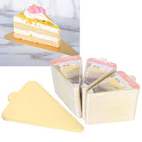 300pcs Triangular Mousse Cake Boards Cupcake Base Dessert Display Tray Cardboard Decoration Tools V1294-YM0901-3118200119411