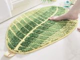 Leaf shaped Floor Mat Entrance Non slip Door Mat for Living Room Bedroom Home Supplies V1294-YM0901-3112200062511